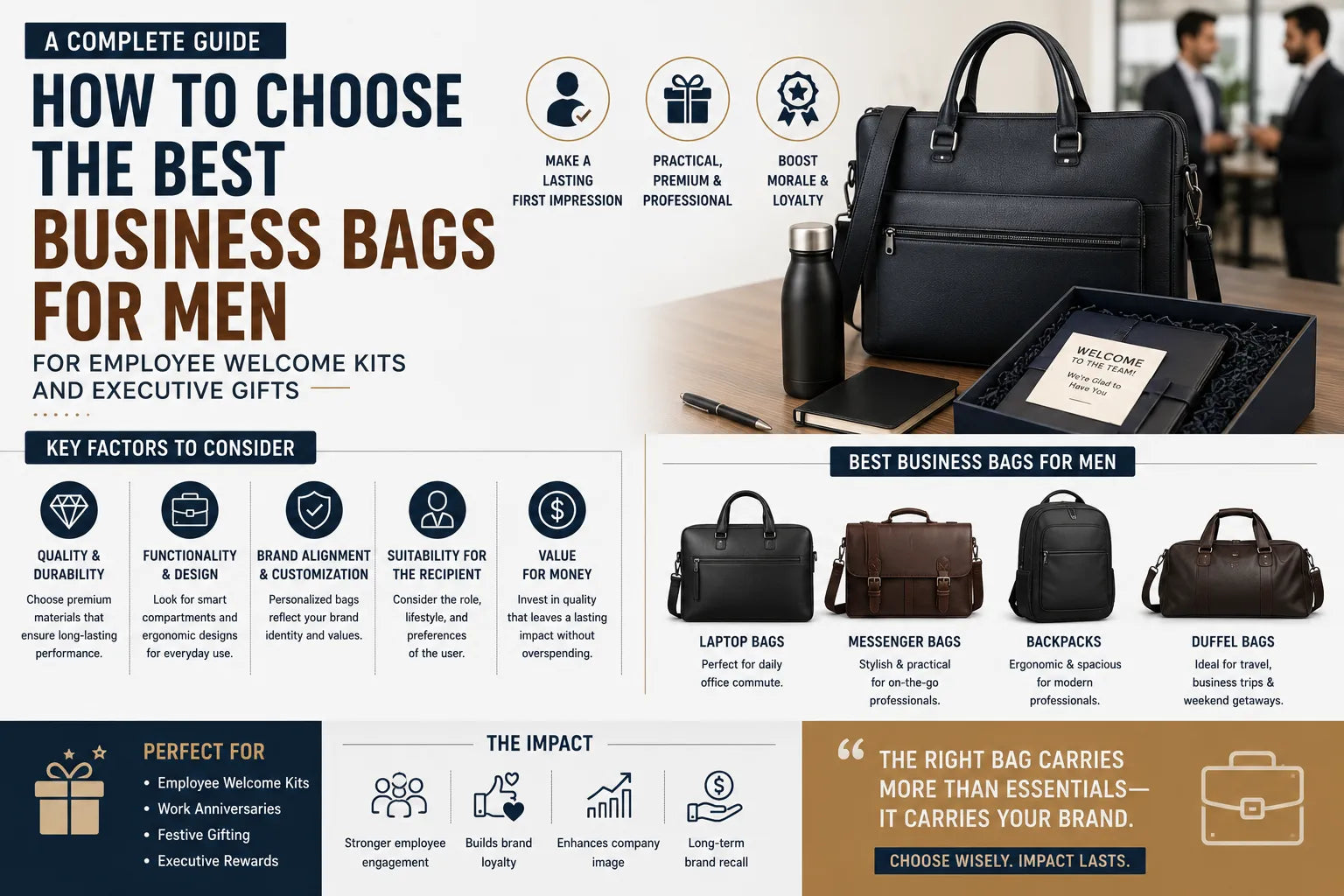 best mens executive laptop bag for business travel Premium Black Leather Men Stylish Office Briefcase with Shoulder Strap Stands upright Best Business Bags for Men: