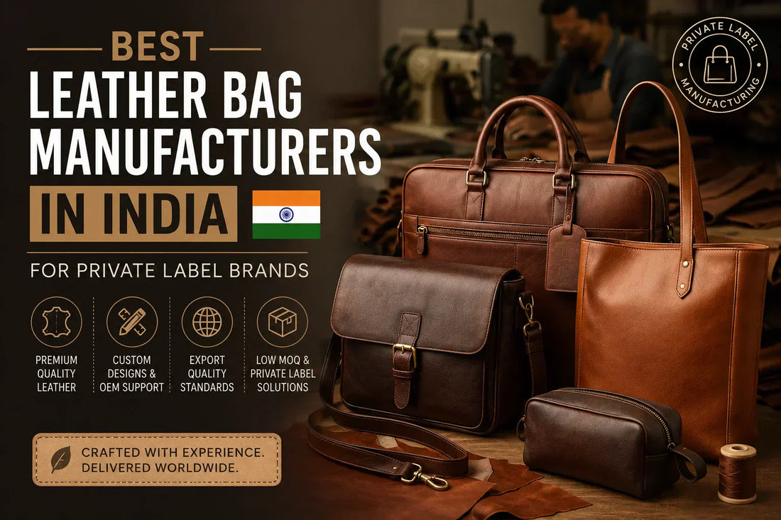 Best Leather Bag Manufacturers in India for Private Label Brands