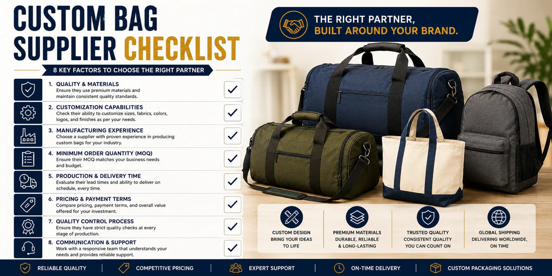 Custom Bag Supplier Checklist