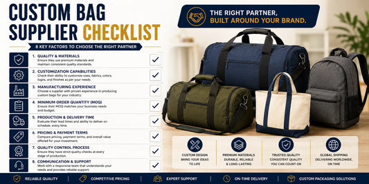 Custom Bag Supplier Checklist
