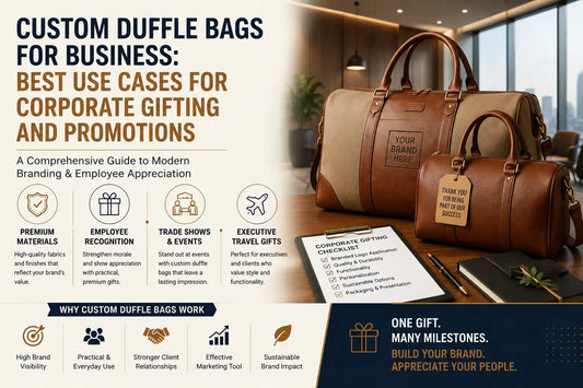Custom Duffle Bags for Business: Best Use Cases for Corporate Gifting and Promotions