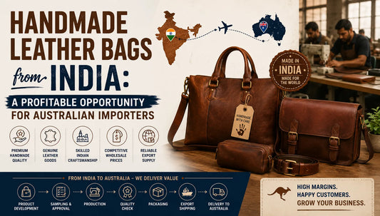 Handmade Leather Bags from India