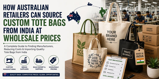 How Australian Retailers Can Source Custom Tote Bags from India at Wholesale Prices