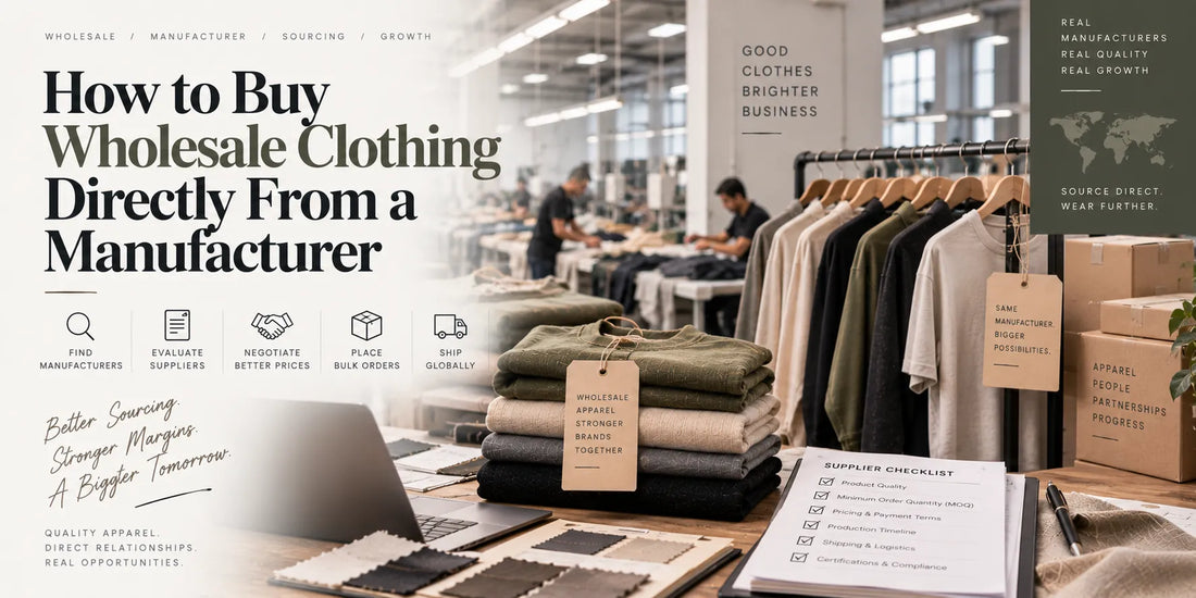 How to Buy Wholesale Clothing Directly From a Manufacturer