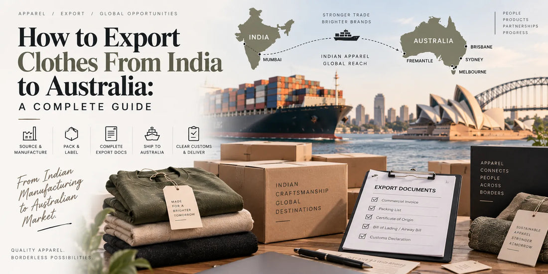 How to Export Clothes From India to Australia: A Complete Guide