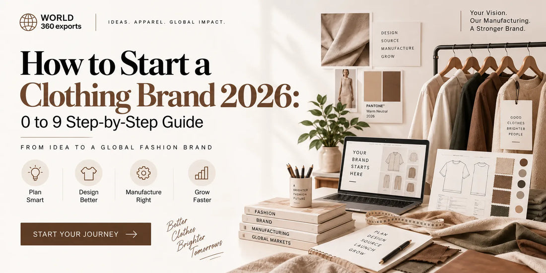 How to Start a Clothing Brand: A Complete Step-by-Step Guide