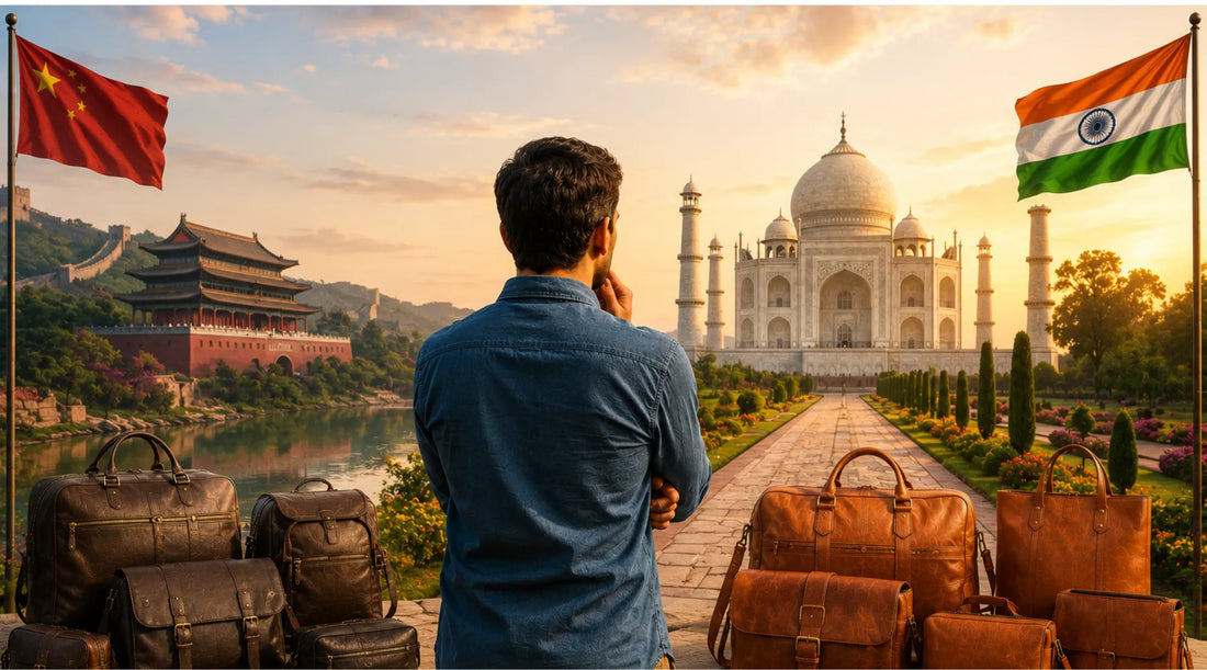 India vs China Leather Bag Manufacturing