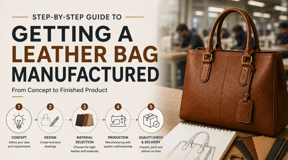 Step-by-Step Guide to Getting a Leather Bag Manufactured